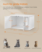 Katzenhaus mit Doppeltüren und Griffe Wolkwit