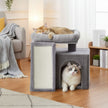 Kleine Krabpaal - Met Krabplank - Kattenmand - Platform - Lichtgrijs