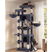 Krabpaal - Met Sisalstammen en Rustplateaus - Voor Grote Katten - Donkergrijs - 55 x 45 x 206 cm