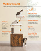 Kratzerpfosten - Waschkissen - Vintage Brown