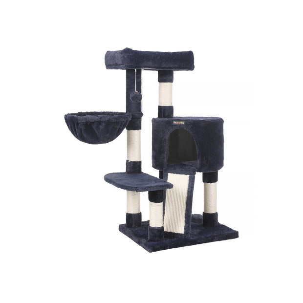 Kratzerpfosten - mit weichem Plüsch - 104 cm - Blau