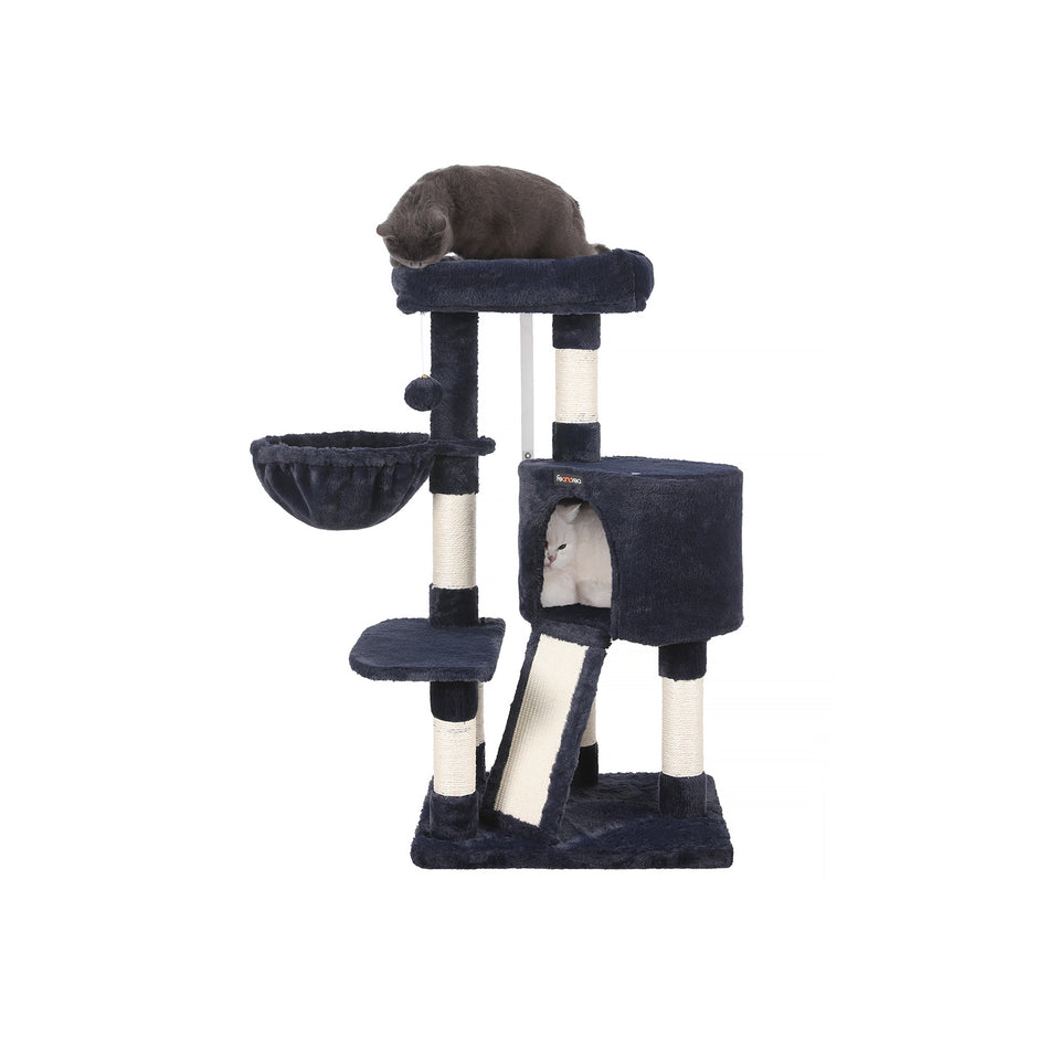 Kratzerpfosten - mit weichem Plüsch - 104 cm - Blau