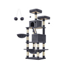 Kratzerpfosten - 168 cm - 2 Höhlen