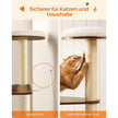 Kratzerpfosten - Katzenbaum - mit abnehmbaren Kissen - modern - Vintage Braun