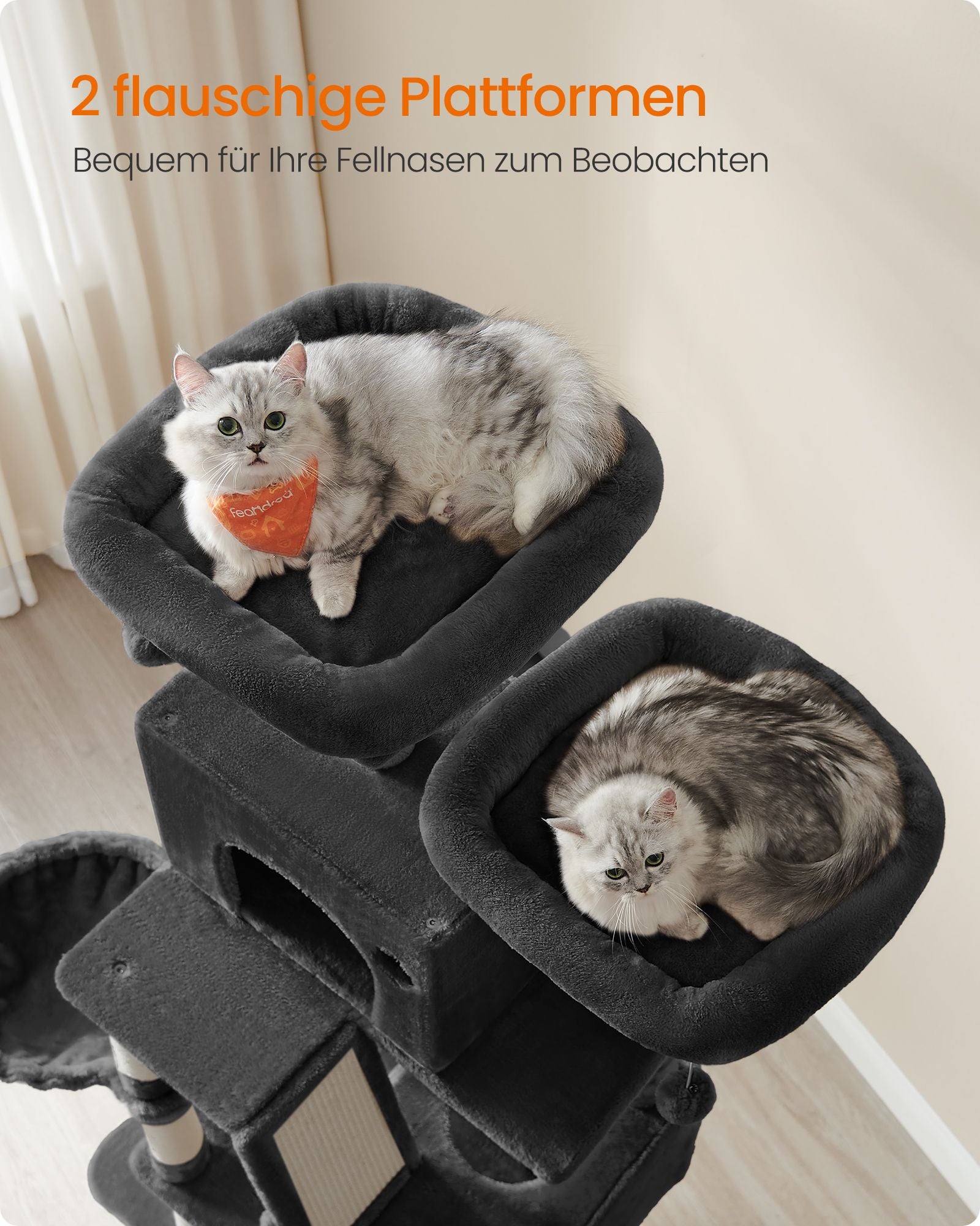 Großer Kratzer nach 206 cm hoher Multi-Level-Ink-Schwarz