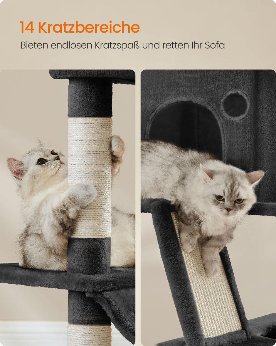 Großer Kratzer nach 206 cm hoher Multi-Level-Ink-Schwarz