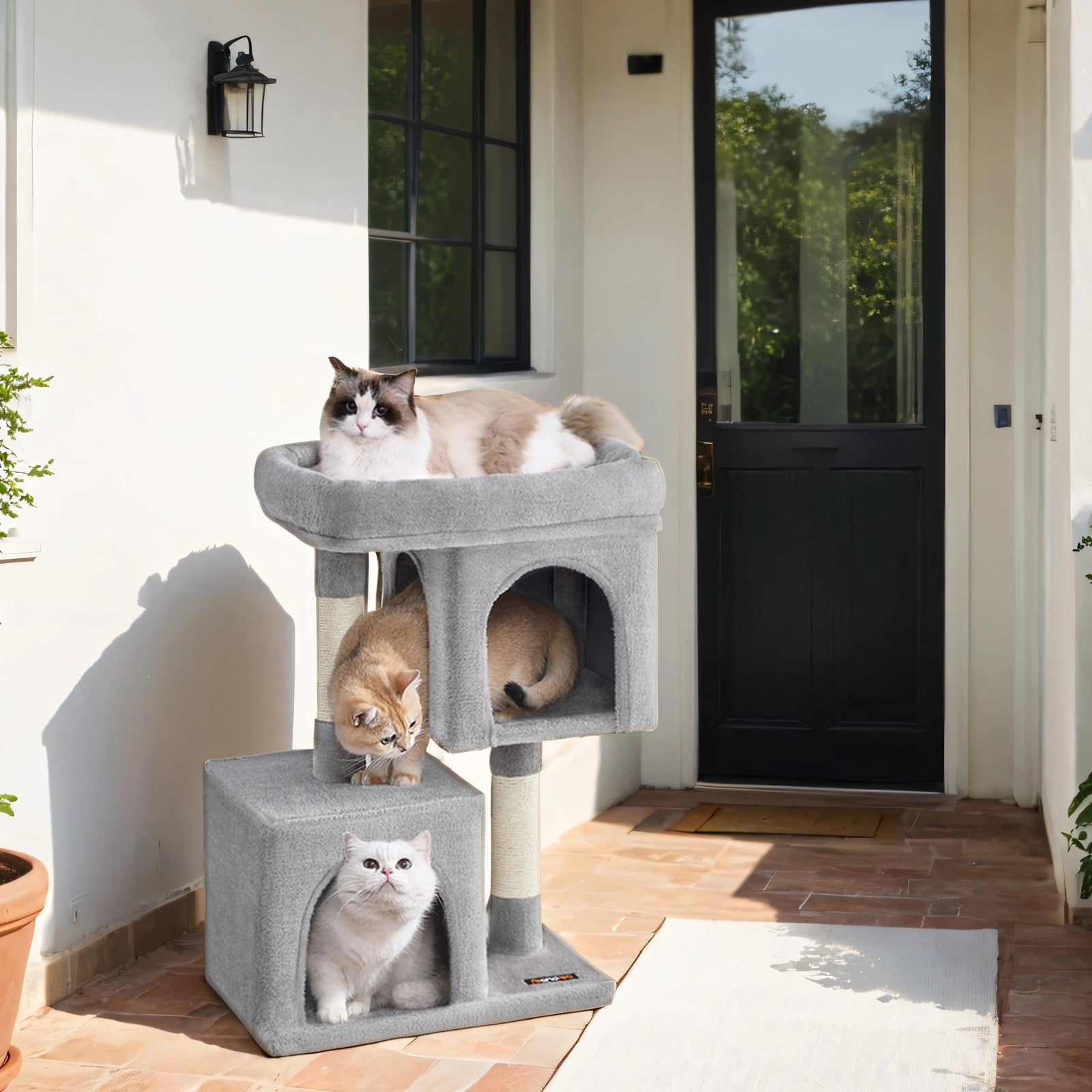 74 cm Hochkratzerpfosten, Katzenbaum, große Plattform