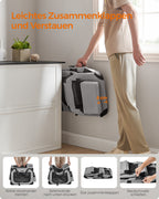 Hundekiste M aus Oxford -Stoff mit rauchgrauen Griffen hergestellt