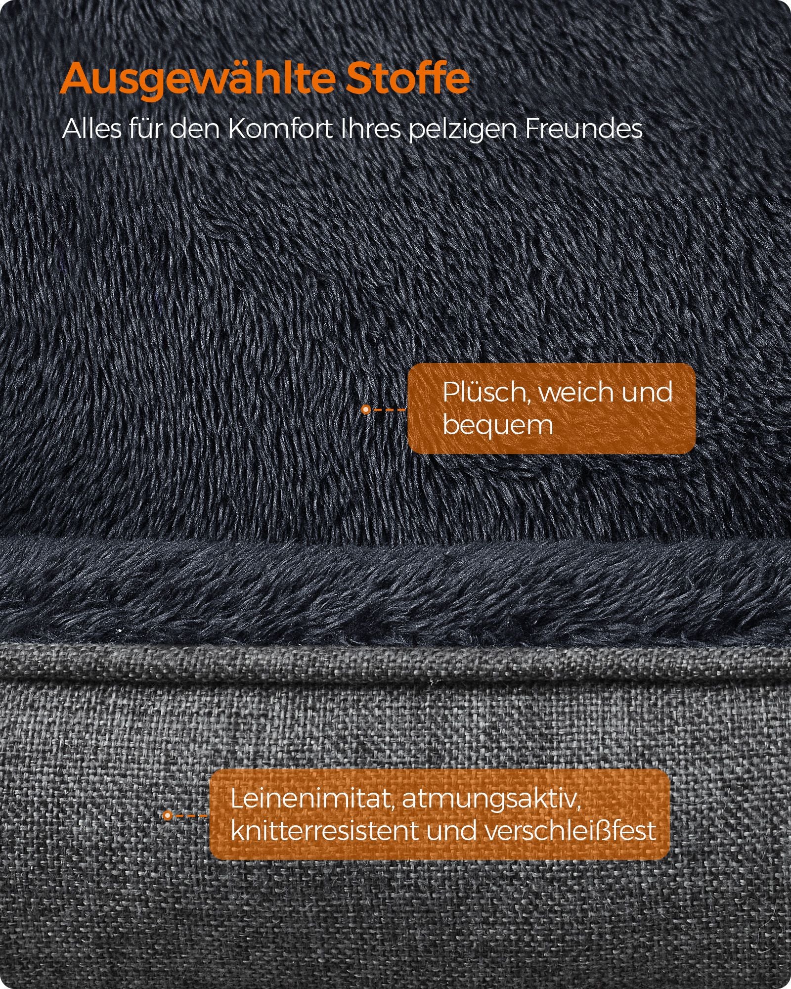 Hundekorb mit abnehmbar