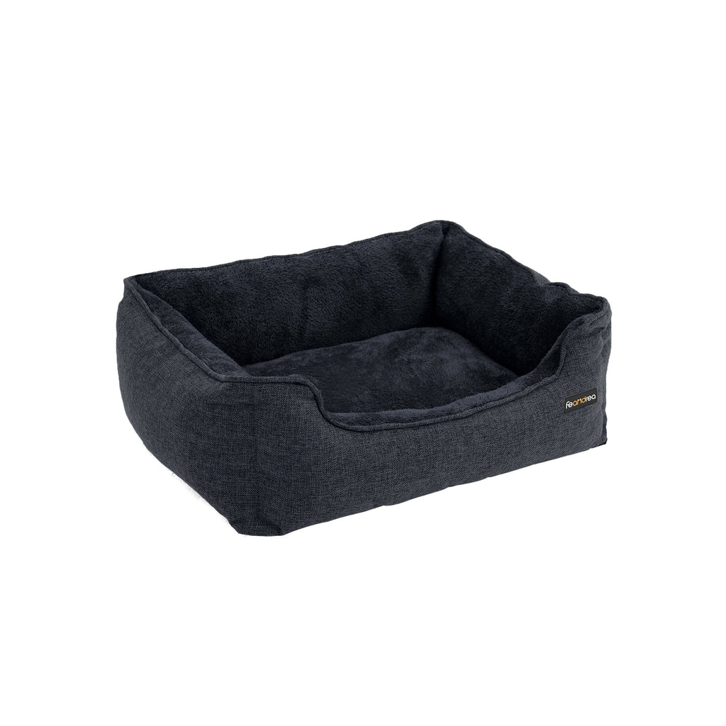 Hundebett - Leinen -Look - für kleine Hunde - Pastellrosa