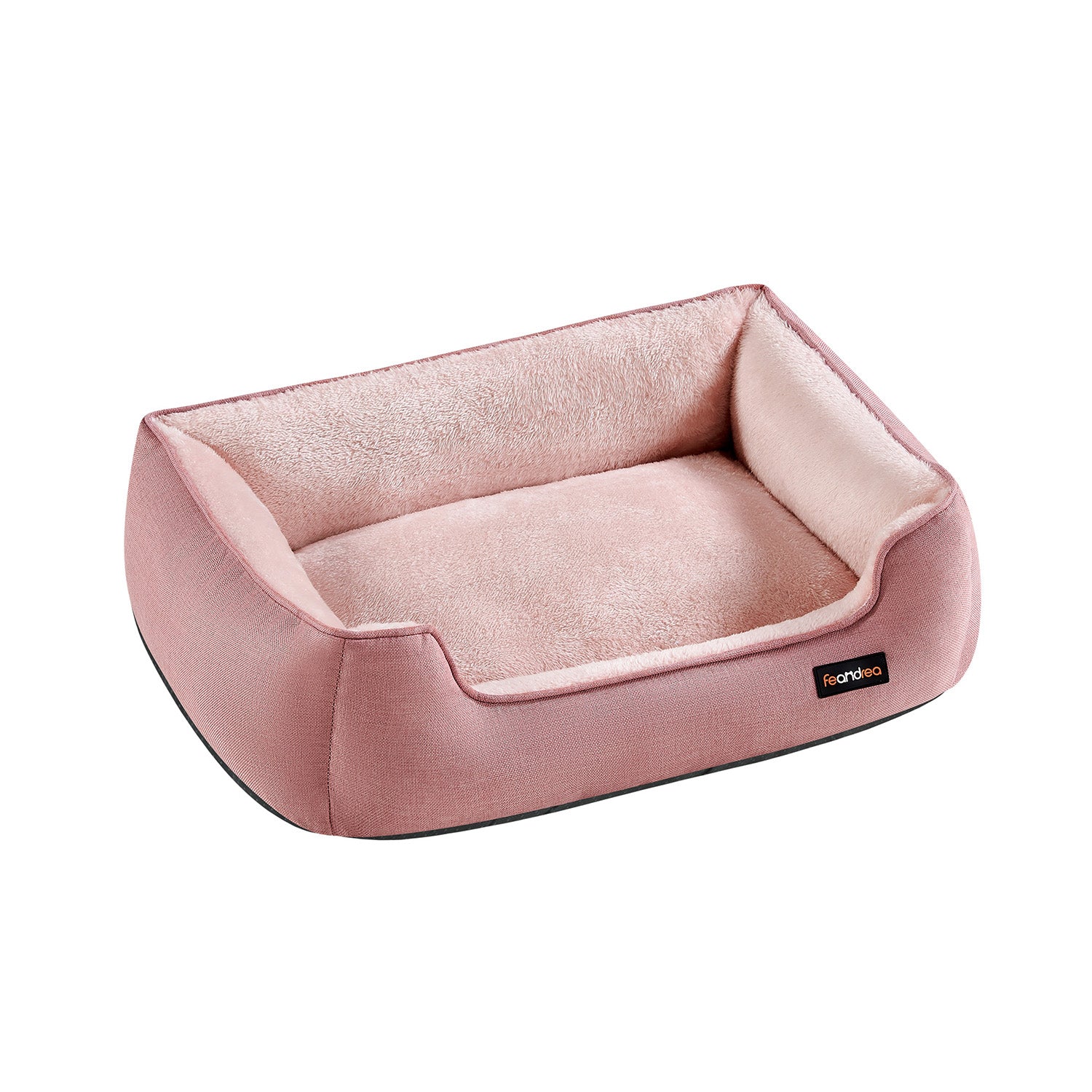 Hundebett - Leinen -Look - für kleine Hunde - Pastellrosa
