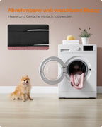 Hundebett - Leinen -Look - für kleine Hunde - Pastellrosa