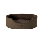 Hundebett - mit hoher Kante - 92 x 72 x 28 cm - braun