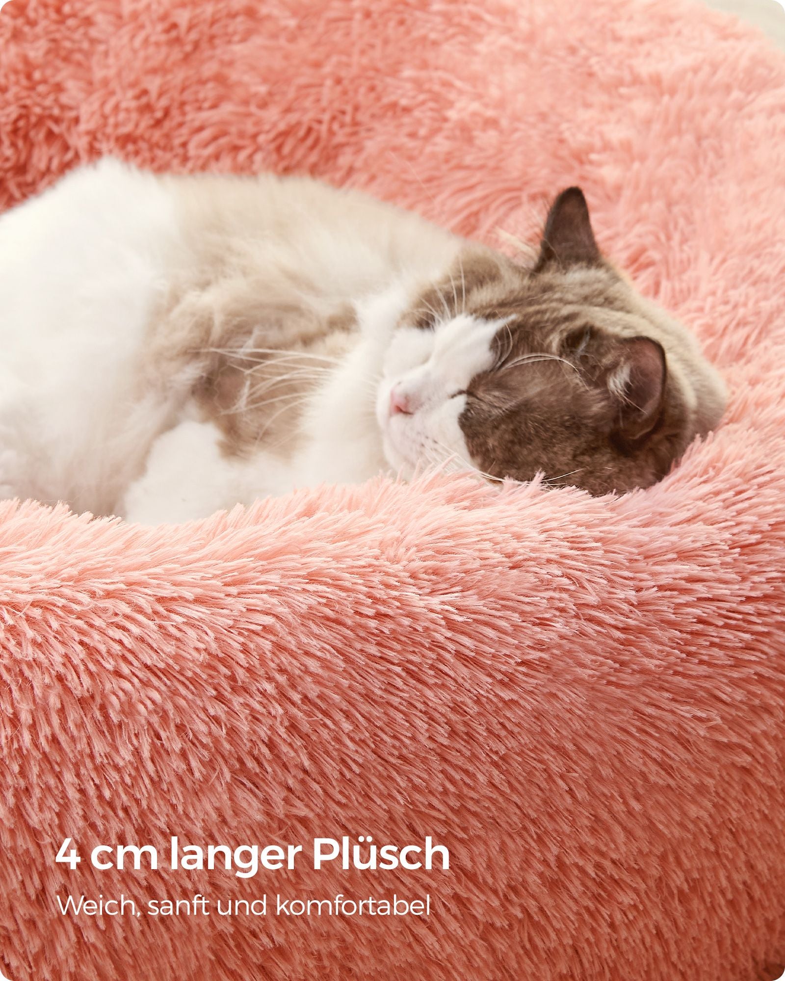 Hundekorb - mit abnehmbarer Füllung - Ø 50 cm