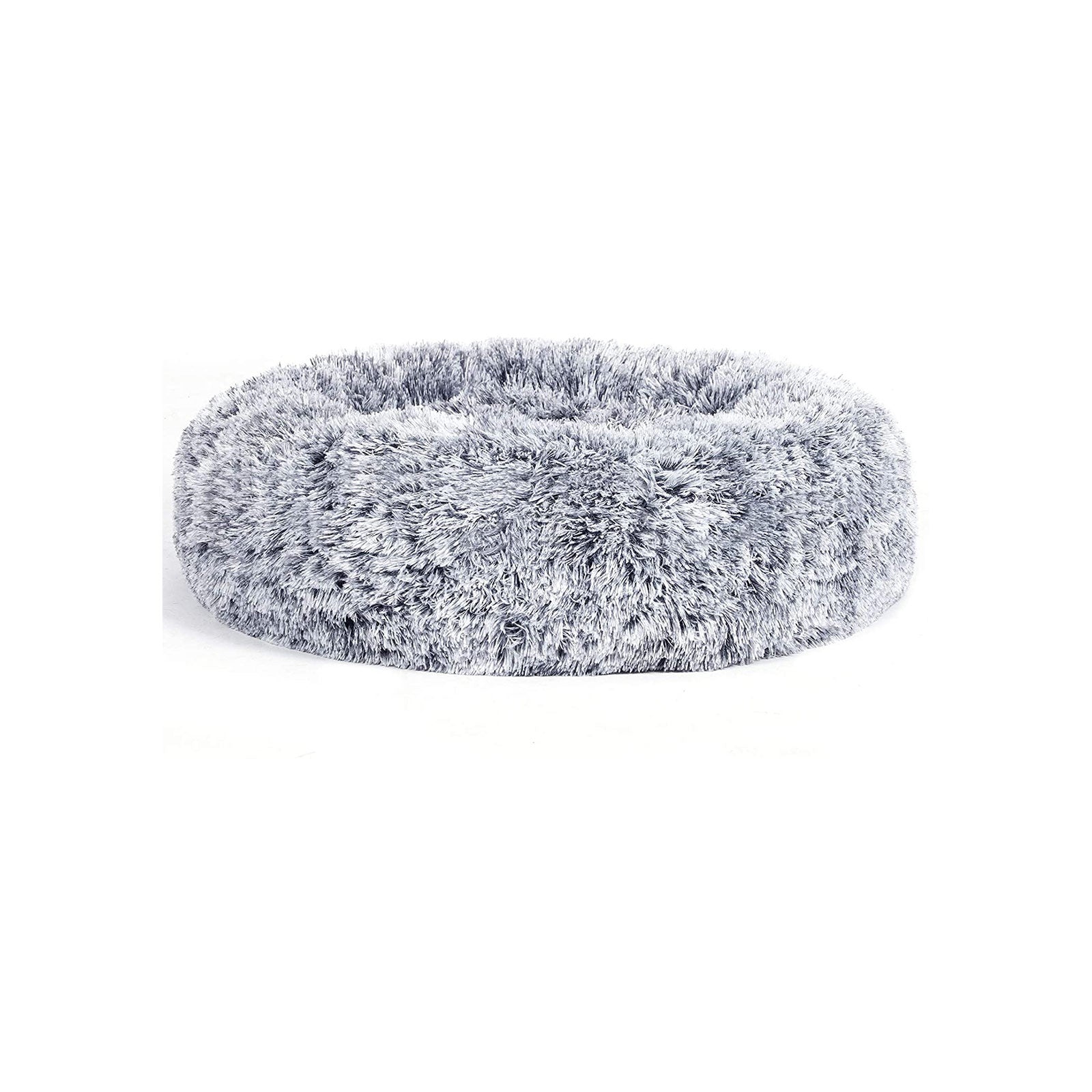 Hundebett - Katzenbett - weicher Korb - 60 cm - grau