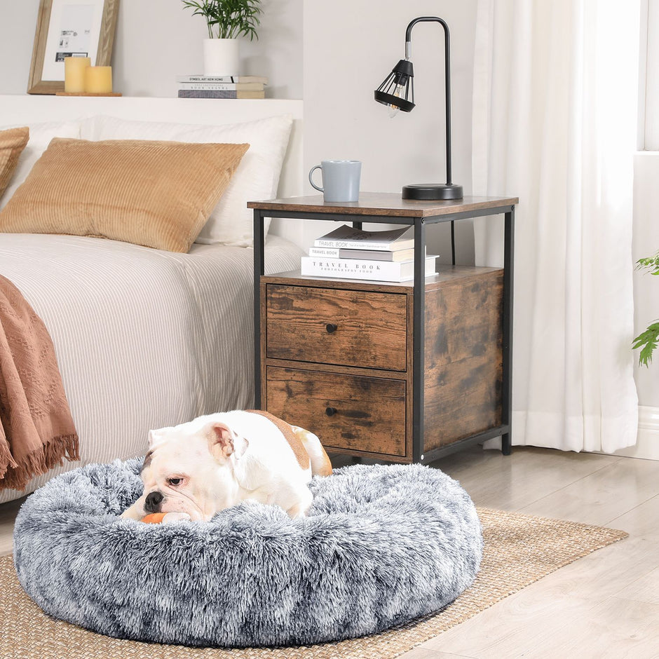 Hundebett - Ø 80 cm - sanft ausgekleidet - Modell 2