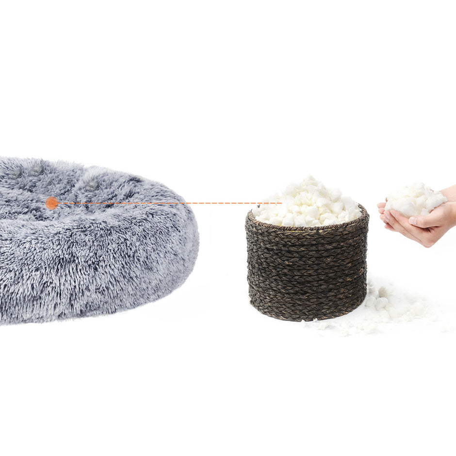Hundebett - Ø 80 cm - sanft ausgekleidet - Modell 2