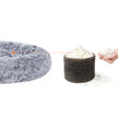 Hundebett - Ø 80 cm - sanft ausgekleidet - Modell 2