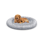 Hundkorb - flauschig und waschbar - Ø 120 cm - Pink