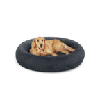 Hundkorb - flauschig und waschbar - Ø 120 cm - Pink