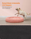 Hundkorb - flauschig und waschbar - Ø 120 cm - Pink