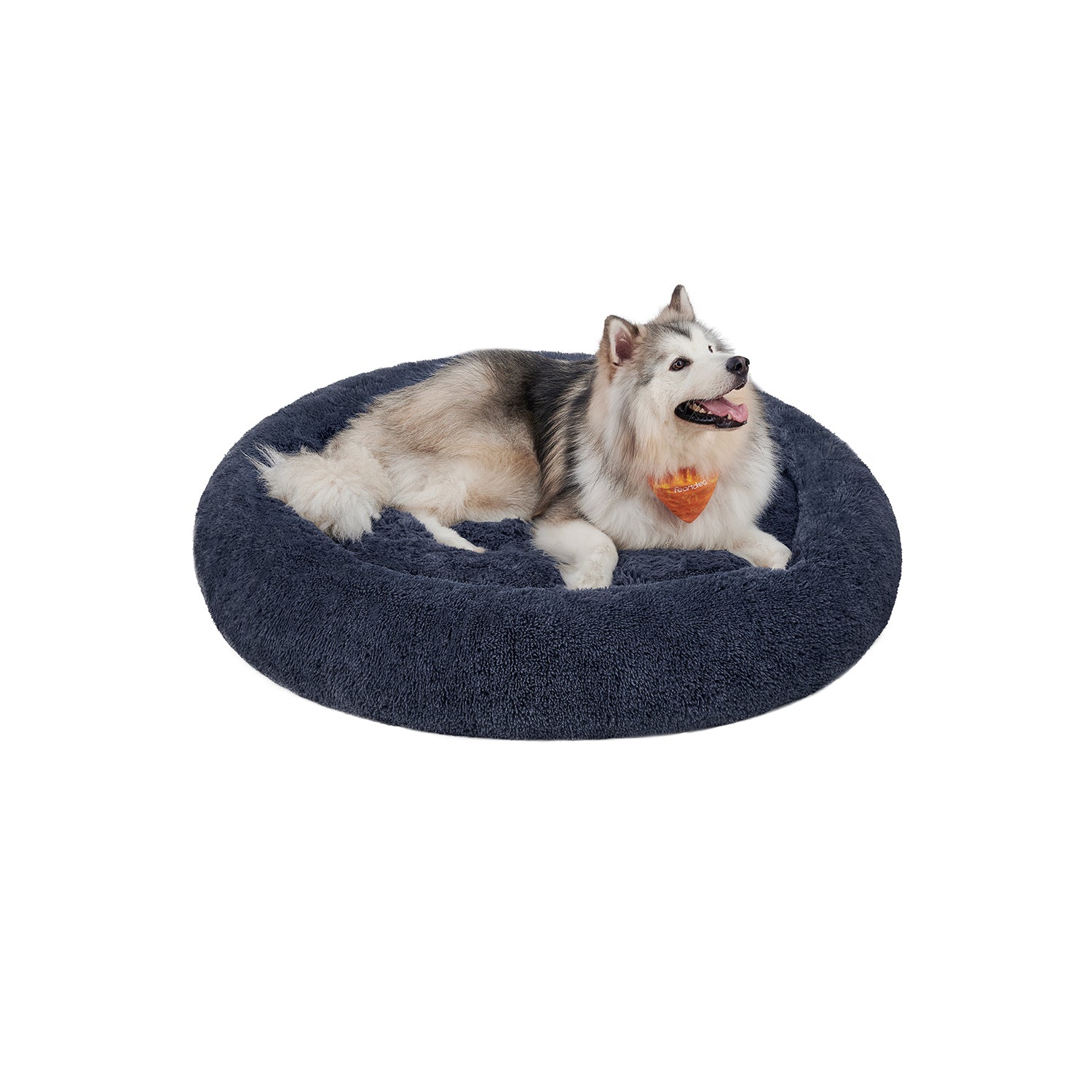 Hundebett - Abnehmbarer mittlerer Teil - Dunkelgrau