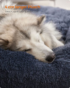 Hundebett - Abnehmbarer mittlerer Teil - Dunkelgrau