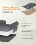 Orthopädisches Hundebett - Hundekissen mit weicher Füllung