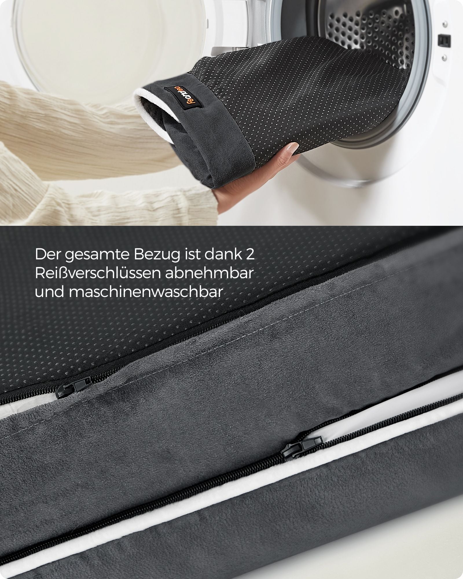 Orthopädisches Hundebett - Hundekissen mit weicher Füllung