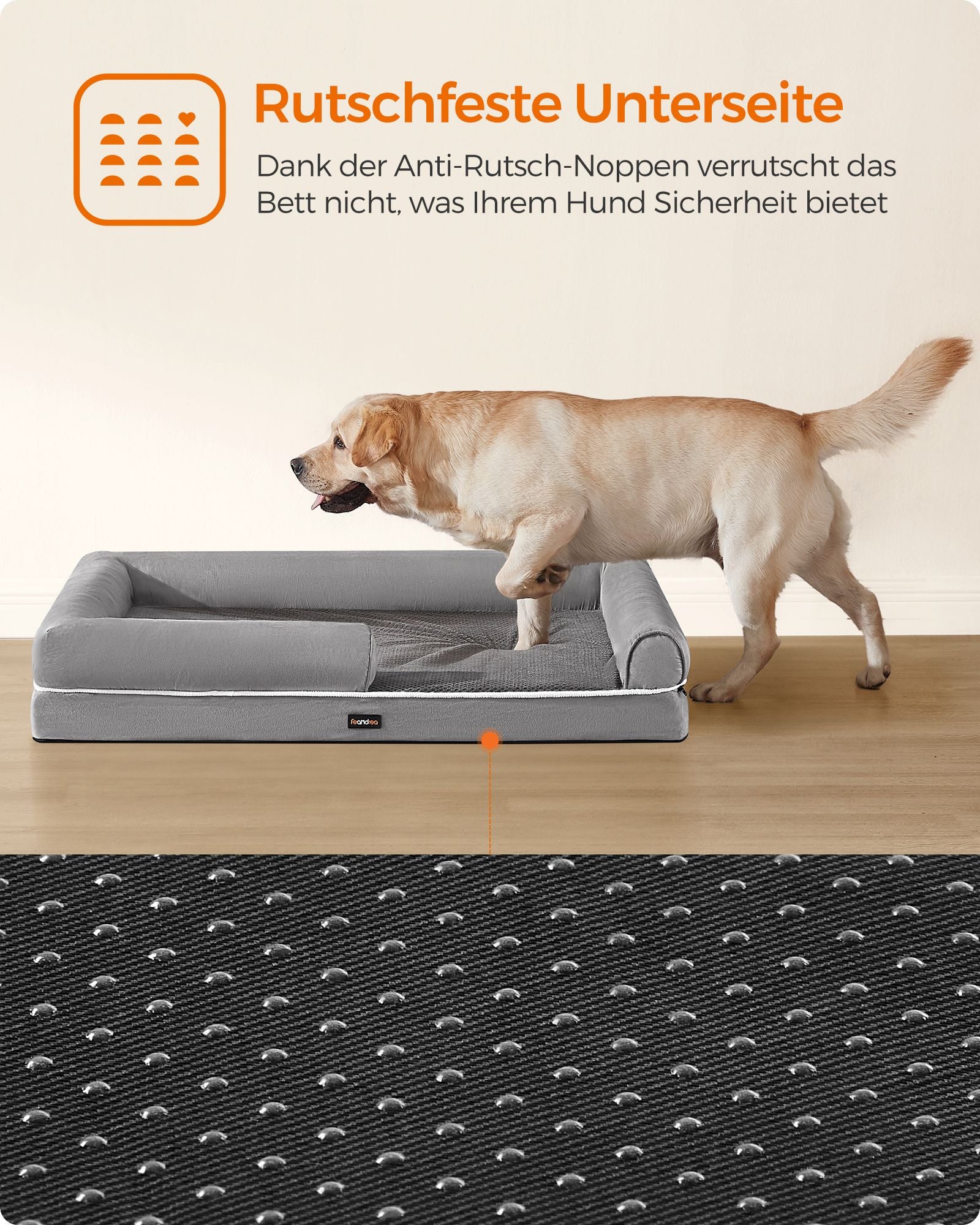 Orthopädisches Hundebett - Hundekissen - weiche Füllung - Dogsofa