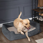 Orthopädisches Hundebett - 110 x 80 x 26 cm - schwarz