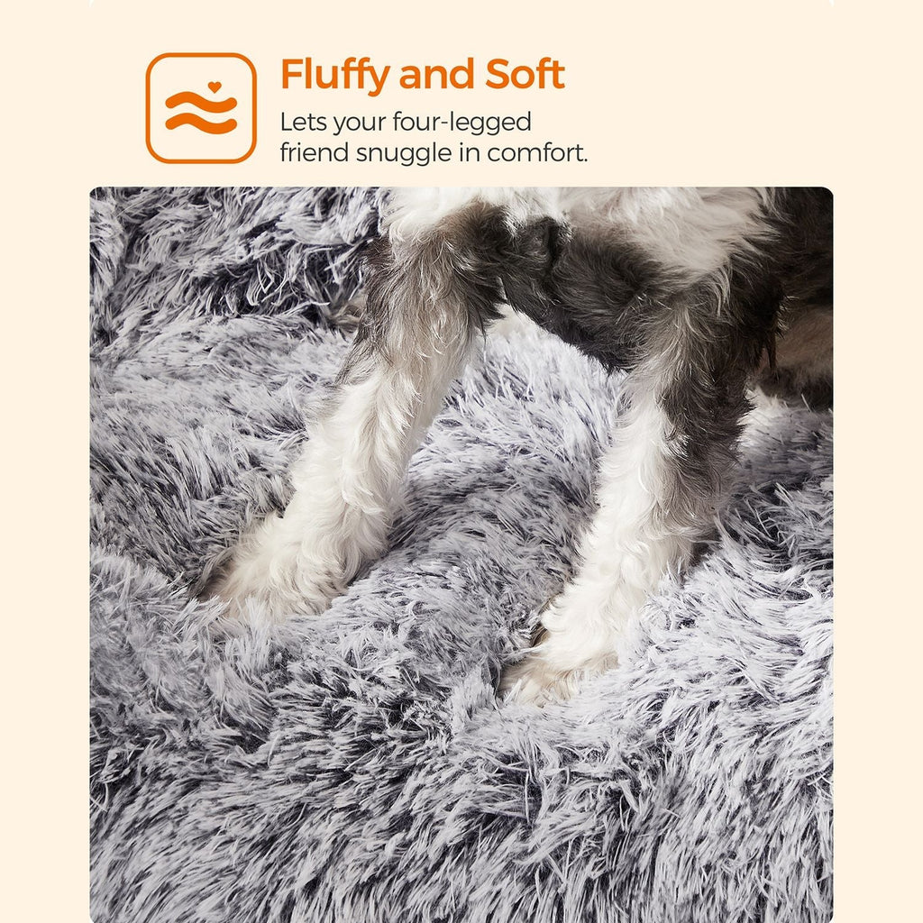 Hundebett - Hundebett - doppelte Hundematte - hellgrau