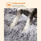 Hundebett - Hundebett - doppelte Hundematte - hellgrau