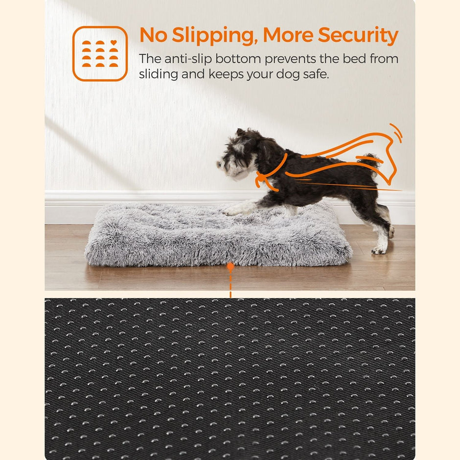 Hundebett - Hundebett - doppelte Hundematte - hellgrau