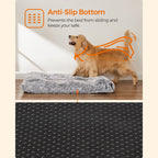 Hundebett - Downy Hundematte - 122 x 74 cm - hellgrau