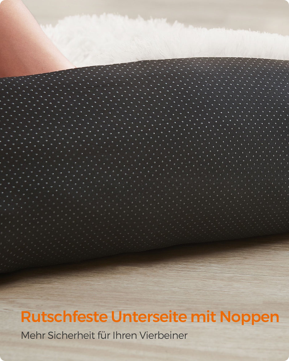 Hundekorb - warm und gemütlich - 95 × 85 × 16 cm - Wolkwit