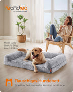 Hundepolstergröße xxl abnehmbar und waschbar Ombré Grey
