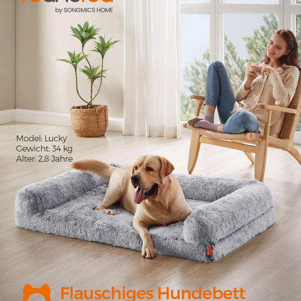 Hundepolstergröße xxl abnehmbar und waschbar Ombré Grey