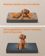 Orthopädisches Hundebett 76 x 51 x 8 cm Größe m