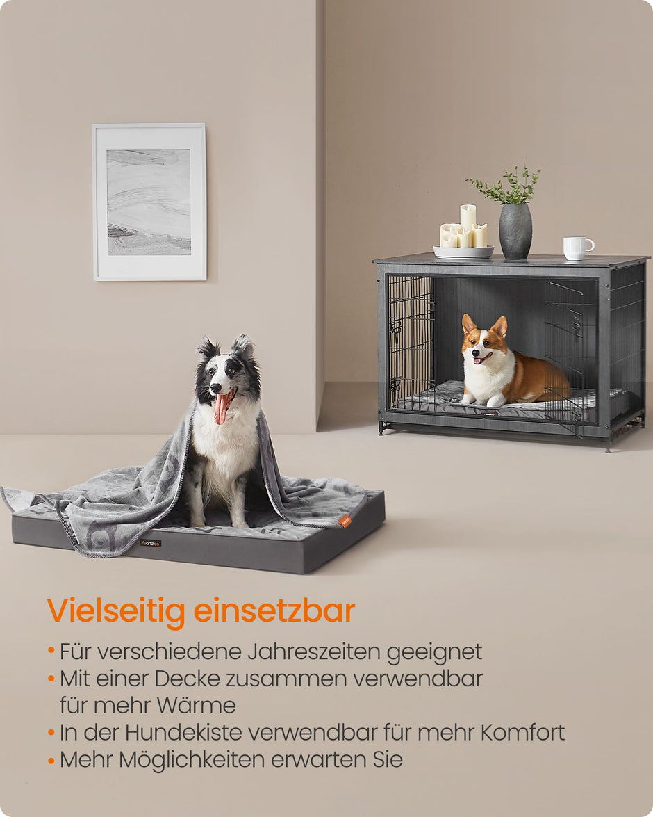 Orthopädisches Hundebett 120 x 74 x 10 cm Größe xxl