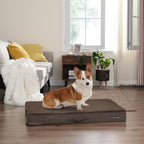 Orthopädisches Hund Kissen - 80 x 60 x 10 cm - braun