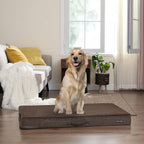 Orthopädisches Hund Kissen - 100 x 70 x 10 cm - braun