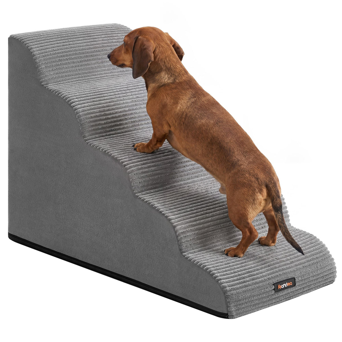 Hondentrap - Met Antislip Treden - Voor Kleine Honden - Duifgrijs - 84 x 40 x 58 cm