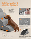 Hondentrap - Met Antislip Treden - Voor Kleine Honden - Duifgrijs - 84 x 40 x 58 cm