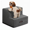 Hondentrap - Met Antislip Treden - Voor Kleine Honden - Loodgrijs - 30 x 38 x 28 cm