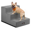 Hondentrap - Met Antislip Treden - Voor Kleine Honden - Grijs - 46 x 40 x 33 cm