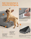 Hondentrap - Met Antislip Treden - Voor Kleine Honden - Grijs - 46 x 40 x 33 cm
