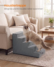 Hondentrap - Met Antislip Treden - Voor Kleine Honden - Grijs - 76 x 40 x 57 cm