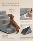Hondentrap - Met Antislip Treden - Voor Kleine Honden - Grijs - 76 x 40 x 57 cm