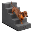 Hondentrap - Met Antislip Treden - Voor Kleine Honden - Loodgrijs - 76 x 40 x 57 cm